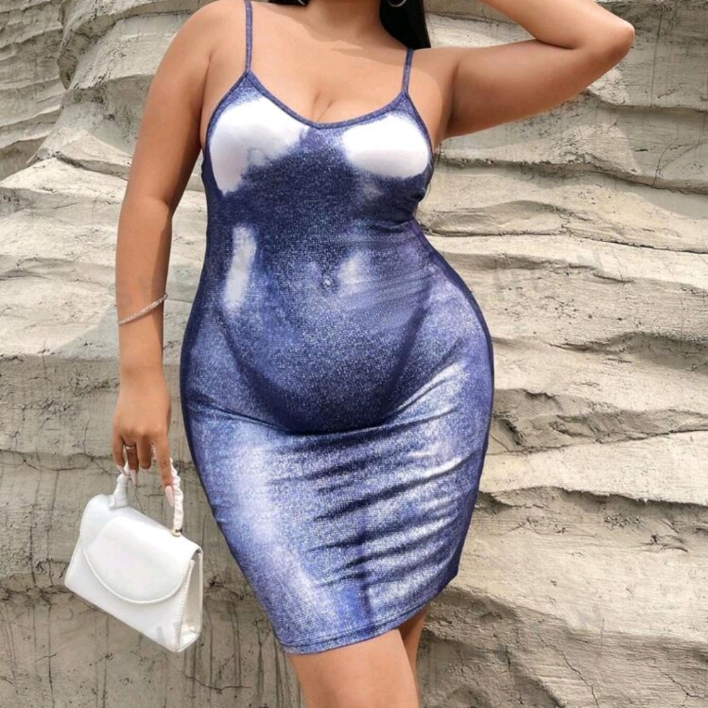 Plus size body heat dress